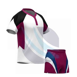 Uniformes de Rugby Personalizados SPOFIT Unisex, Transpirables, de Secado Rápido, Ecológicos, de Poliéster con Transferencia Térmica, Jersey de Entrenamiento - Product Image 1