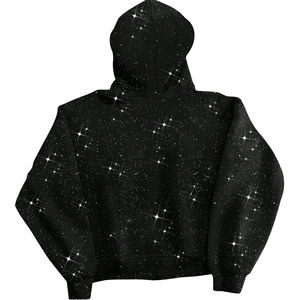 Sudaderas con Pedrería al por Mayor, Sudaderas con Logotipo de Pedrería Personalizadas de Alta Calidad, Mezcla de Algodón y Poliéster, Fabricante de Sudaderas con Pedrería al por Mayor - Product Image 2