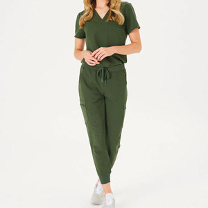 Uniforme d'infirmière personnalisé avec logo, tissu doux et léger pour centre médical, clinique, équipe de soins de santé et vêtements de travail - Product Image 1