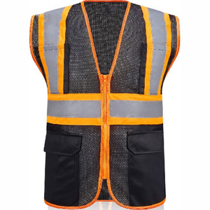 เสื้อกั๊กนิรภัยแบบ LED สะท้อนแสงกันน้ำ Ansi Class 1 EN ISO 20471 Class 2มองเห็นได้ชัดเจน - Product Image 2