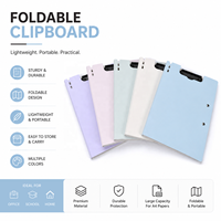 Portapapeles Plegable con Logotipo Personalizado, Edición para Enfermería, Colores Morandi, Carpeta de Archivos A4 Portátil para Estudiantes de Enfermería, Oficina y Escuela