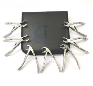 Kit d'instruments de chirurgie dentaire ORAL DENTAL SURGERY : extracteurs, éleveurs, forceps - Équipements dentaires certifiés CE - Product Image 1
