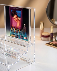 Custom Clear Eco-Friendly for Pre-Assembled Freestanding Acrylic Perfume Organizer Makeup Product Display <b>Stand</b> - Product Image 6