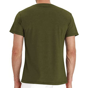 High quality <b>plain</b> cotton O neck sports t shirts Men's T-shirt gym <b>tshirt</b> custom logo tee shirts short sleeves <b>tshirts</b> - Product Image 3