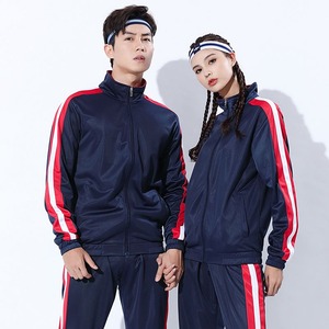 Custom Eco-Friendly Printed <b>Track</b> <b>Jacket</b> and Tracksuit Set Zip up Sports <b>Jacket</b> Sleeve Stripe Athletic Wear for Men and Women - Product Image 6