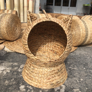 ขายส่งราคาถูกจากโรงงานโดยตรง เตียงสัตว์เลี้ยงไม้ไผ่ ทนทาน เป็นมิตรกับสิ่งแวดล้อม ใช้ได้ทุกฤดู ตกแต่งภายนอกได้ บรรจุภัณฑ์แบบกำหนดเอง - Product Image 4