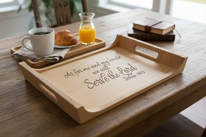 Christmas Wood Gift Tray Christmas Wood <b>Hamper</b> Tray Christmas Wood Organizer Tray Christmas Wood Storage Tray Christmas Wood - Product Image 6