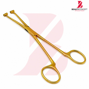 Pinza Pennington Chapada en Oro de Primera Calidad, Pinza para Perforaciones Corporales de Acero Inoxidable, Herramienta Quirúrgica Profesional - Product Image 2