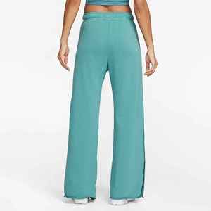 Pantalones de chándal acampanados personalizados, elegantes y a la moda para mujer, de pierna ancha recta, largos, tipo jogger, con paneles laterales, OEM - Product Image 1