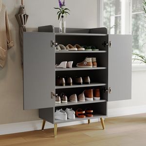 Ripiano per scarpiere a 5 ripiani grigio nordico Yellar - Product Image 6