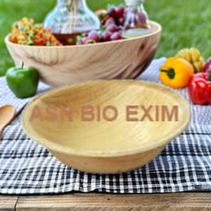 Juego de vajilla de hoja de palma Areca compostable biodegradable desechable, plato ecológico para fiestas de boda - Product Image 2