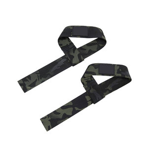 Correas de levantamiento ajustables de neopreno con logo personalizado para uso en entrenamiento de gimnasio, correas de levantamiento para fitness. - Product Image 1