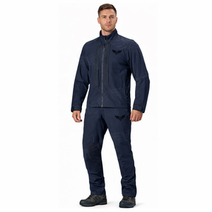 Combinaison de moto imperméable personnalisée 2026 pour homme, ensemble veste et pantalon de moto, équipement de protection pour motard d'aventure et de tourisme - Product Image 3