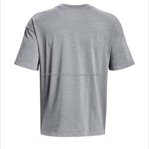 Camisetas de Hombre al por Mayor a Precio Económico, 100% Algodón, Peso Pesado 220g, Diseño Personalizado con Logotipo OEM, Camisetas de Hombre de Talla Grande - Product Image 3