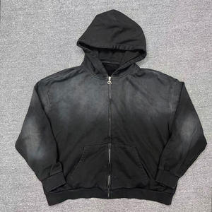 Sudadera con Capucha para Hombre, Estilo Vintage, Lavado Ácido, Estampado Tie Dye, Poliéster/Algodón, Corte Regular, Invierno, con Logotipo Bordado - Product Image 1