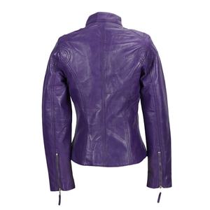 Chaqueta Bomber de Cuero Genuino para Mujer, Diseño Exclusivo y Ajuste Cómodo, Chaquetas de Cuero con Estilo - Product Image 3
