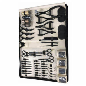 Kit de Herramientas para Extensiones de Cabello, Acero Inoxidable, Plástico, Alicates de Anillo Micro, Accesorios, Fuerte Agarre, Instalación de Extensiones de Cabello - Product Image 3