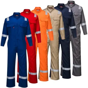 China's Supplier Offshore Coverall Factory Marine Workwear Flame Resistant Suit