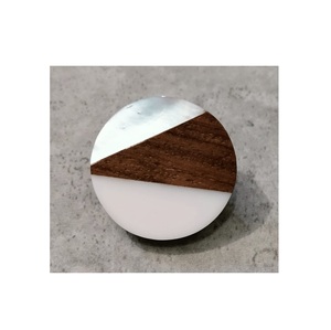 Accesorios para muebles del hogar, perilla de resina con pomo de madera para puerta de armario, perilla hexagonal para cajón, la mejor oferta, perilla de alta calidad - Product Image 5