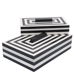 Exclusive Printed Solid Resin Inlay Custom Luxurious Jewelry <b>Storage</b> Boxes for <b>Rings</b> Earrings Necklace Gifts & Home Decor - Product Image 1
