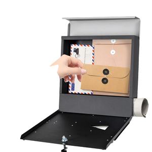 Boîte aux lettres en acier galvanisée par style des USA-fixé au mur, OEM/ODM fait sur commande disponible - Product Image 1