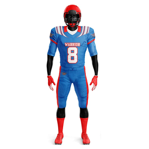 Vêtements de sport en gros pour équipes : Maillot de football américain rembourré et ajusté pour l'entraînement, faible MOQ, kits de club entièrement imprimés, ensemble uniforme de football américain - Product Image 1