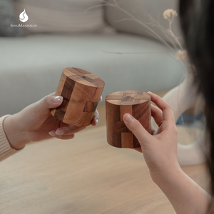 Juego de Equilibrio de Barriles de Madera: Rompecabezas de Apilamiento de Barriles, Juego de Habilidad, Juguete Educativo, Rompecabezas para Niños y Adultos - Product Image 3