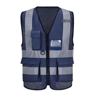 Gilet de sécurité haute visibilité couleur personnalisée, gilet de sécurité de fabrication professionnelle, gilet de sécurité avec logo personnalisé, vêtement de travail réfléchissant, gilet de sécurité - Product Image 1