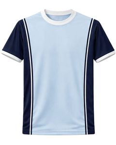 Ensemble t-shirt et short de sport bleu clair pour homme, respirant, séchage rapide, vêtements de sport, tenue de course à pied, entraînement, vêtements de sport actifs - Product Image 1