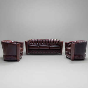 Ensemble de canapés en cuir Samantha de qualité supérieure, meubles modernes de luxe pour la maison, l'hôtel et l'hôtellerie - Product Image 5