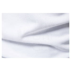 Men's White Short Sleeve <b>Polo</b> <b>Shirt</b> With Yellow And Navy <b>Blue</b> Geometric Stripe Zipper Casual Knitted Design Regular Fit - Product Image 5