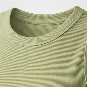 Camiseta Casual Moderna para Mujer, Cómoda y Duradera, de Viscosa Acanalada, Estilo Informal, Color Personalizado - Product Image 4