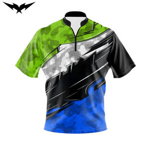 Camiseta de Bolos Personalizada para Hombre con Logotipo Bordado, Diseño Personalizado, Tela Transpirable de Alta Calidad, Unisex, Manga Corta - Product Image 3