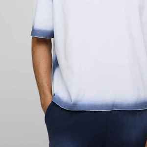 Nueva camiseta de hombre de alta calidad 100% algodón, estilo oversized, holgada, a la moda, en venta. - Product Image 2