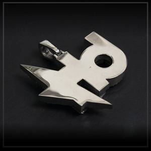 จี้ห้อยคอเงินแท้ 925 ประดับเพชรโมอิสซาไนต์ VVS รูปตัวอักษรและตัวเลขตามสั่ง สไตล์ฮิปฮอปสำหรับผู้ชาย - Product Image 2