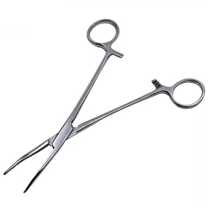 Pinces hémostatiques Mosquito droites et courbées de haute qualité à pointe fine pour la dissection chirurgicale en milieu hospitalier, avec porte-aiguille à verrouillage - Product Image 3