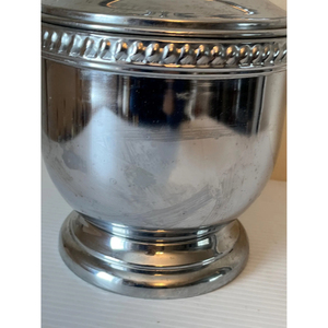 Custom Made Round Brass Made <b>Ice</b> Bucket New Beer Champagne Beverage <b>Cooler</b> Shiny Polished Silver Color Handmade <b>Ice</b> Bucket - Product Image 6