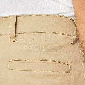 Pantalones Chinos de Uso Diario 100% Algodón para Hombre, Tejido Transpirable, Corte Relajado, Cintura Media, Estilo Casual - Product Image 5