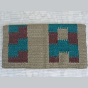 Manta de Silla de Montar Geométrica de Lana de Nueva Zelanda, Suave, Duradera y Transpirable para Equitación - Product Image 1