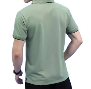 Nouveaux polos décontractés pour hommes et polos unis à logo personnalisé, nouveau design, très demandés pour hommes - Product Image 2