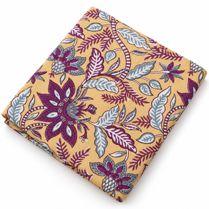Tela de Voile de Algodón con Estampado Floral Rosa a Rayas, Tejido Ligero y Transpirable con Hilo Peinado, 60x60, 90 GSM, Unisex, 43/44" - Product Image 4