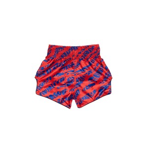 SHH Red Blue Printed Boxing Shorts Men's Satin Martial Arts Wear Regular Fit Quick Dry - Product Image 2