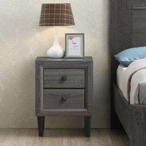 Comodino multiuso da 2 pezzi con 2 cassetti per l'organizzazione della camera da letto - Product Image 2
