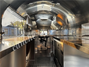 Portugal Autriche Concession personnalisée remorque alimentaire Hot Dog café panier Mobile restauration camion de restauration rapide à vendre - Product Image 6