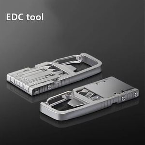 Gadget Multifunzione 13-in-1 in Acciaio Inox, Supporto Portatile per Telefono, Apribottiglie Pieghevole, Cacciavite - Product Image 6