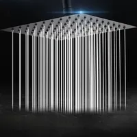 Robinet de douche encastré en acier inoxydable, mitigeur moderne chaud/froid, système de douche complet, logo personnalisé pour la vente en gros et les projets
