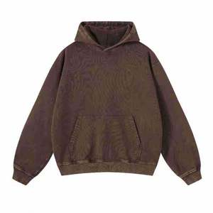 Sweat-shirt à capuche délavé pour homme, style vintage, avec finition délavée, capuche ajustable et style inspiré du streetwear - Product Image 1