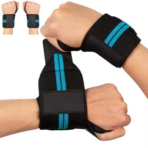 Bandes de soutien élastiques réglables pour poignets, idéales pour la musculation, le fitness, le powerlifting, l'haltérophilie, équipement de musculation robuste pour l'entraînement. - Product Image 3