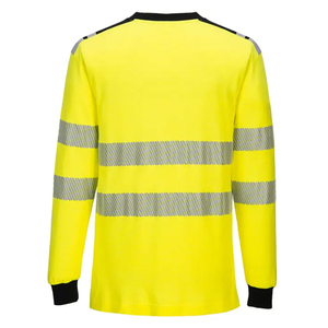 Customized Logo Hi Vis High Reflective Tape <b>T</b>-<b>Shirts</b> Breathable Long Sleeve Safety Construction Working <b>T</b>-<b>Shirts</b> for Men - Product Image 2