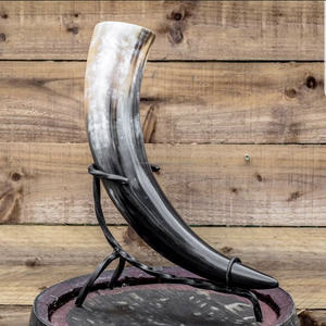 Odin's Elegant Drinking Horn Tankards Poli Buffalo & Bull Design pour Bière Vin Thé Café Lait Décoratif Artisanat Naturel - Product Image 4